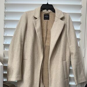 Elegant Cream Trench Coat